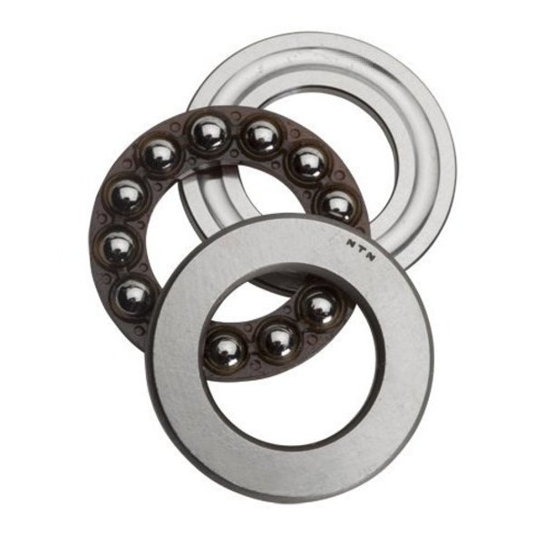 Ntn NTN 51215, Angular Thrust Bearing  Single Row 75 Mm Id X 110 Mm Od X 27 Mm W Steel Cage 51215